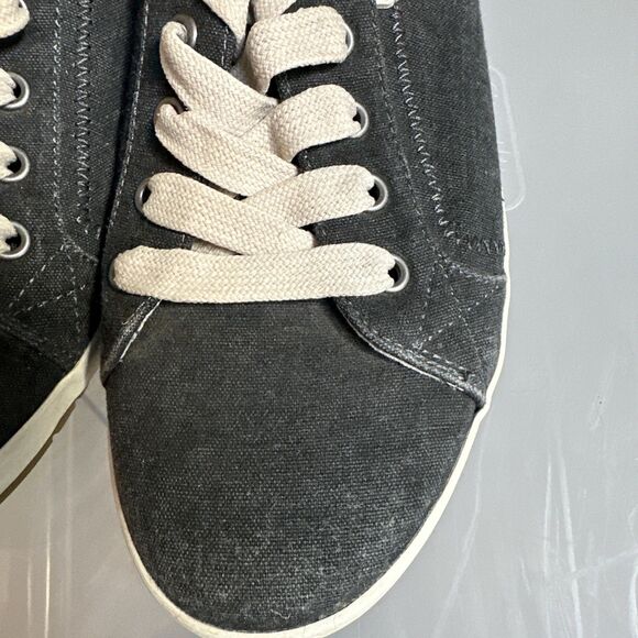 Taos Mens Starsky Sneakers Shoes Lace Up Gray Fabric Casual Size 10 - Picture 7 of 15